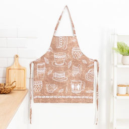 Фартук Доляна Cup of tea 60х65см, 100% хлопок, 164 г/м2