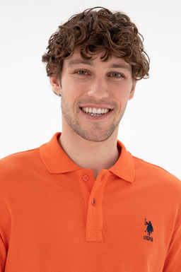 Erkek Slim Fit Polo Yaka Nar _i_e_i Basic Ti__rt Sepette S_rpriz _ndirim - U.s. polo assn фото 2