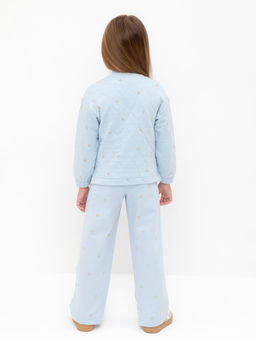 КР 400798/голубой,любимые ромашки к563 брюки для дев - Crockid фото 5