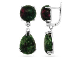 Серьги, цоизит, МЦВ217