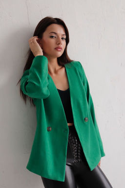 Двубортный жакет без лацканов - Martichelli фото 4