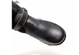 Монголки детские черные, литая подошва