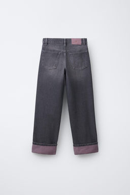 FADED STRAIGHT-LEG JEANS - Zara фото 2