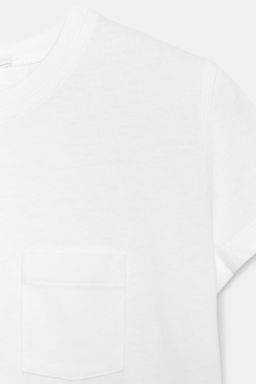 WASHED T-SHIRT WITH POCKET - Zara фото 37