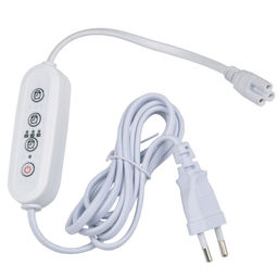 UST-E33 WHITE 2M Таймер с вилкой и разъемом L,N,G для фито светильника, 220В. 150Вт. Провод 2 метра. ТМ Uniel