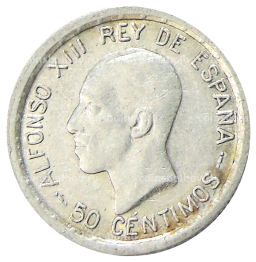 50 сентимо 1926 года Испания
