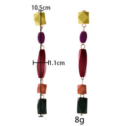 Серьги длинные на гвоздиках арт. 13 1027 (id 265750) - Rada фото 3