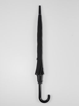 Зонт полуавтоматический «Однотон», 8 спиц, R=46/54 см, d=92 см, чёрный