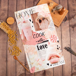 Полотенце Этель Home 40х73 см, 100% хлопок, саржа 190 гр/м2