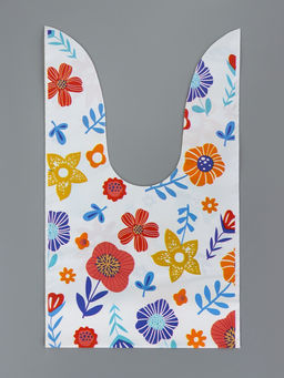 Цена за 20 шт. Пакет полиэтиленовый подарочный с ушками Луговые цветы, 13?23 см