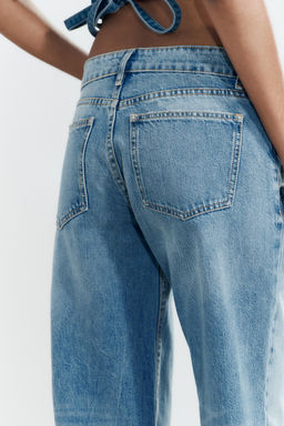 TRF WIDE-LEG LOW-RISE JEANS - Zara фото 15