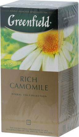 Greenfield. Rich Camomile карт.пачка, 25 пак.