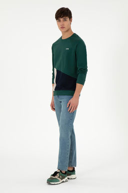 Мужской темно-зеленый свитшот Неожиданная скидка в корзине - U.s. polo assn фото 4