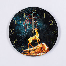 Часы настенные Золотая антилопа 36,6 см / TJX-014-MDF/2 /уп 10/Акция - Галеонтрейд фото 2