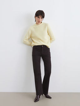 Straight Fit Kad?n Jean Pantolon