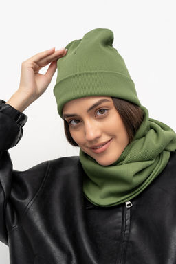 Комплект шапка+снуд