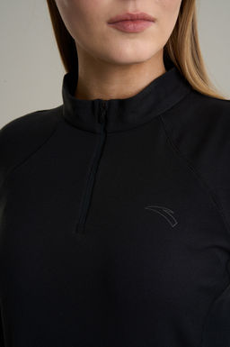 Лонгслив half-zip Черный ANTA RUNNING LS Tee