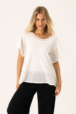 SS-2515 джемпер женский молоко