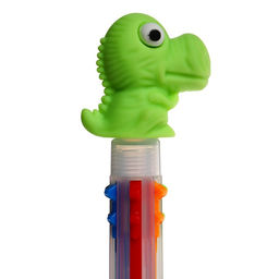 Цена за 36 шт. Ручка шариковая автоматическая «Динозавр», 6 цветов, МИКС