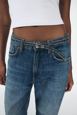 MID-RISE TAILORED BALLOON JEANS - Zara фото 3