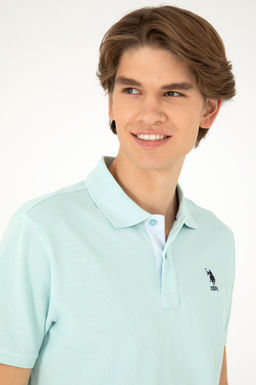 Мужская базовая футболка цвета морской волны Неожиданная скидка в корзине - U.s. polo assn фото 2