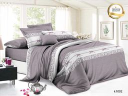 Постельное белье - Полисатин Кружева 1002 Евро 1 (молния)