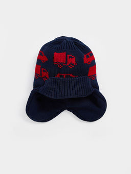 Araba Nak??l? Erkek ?ocuk Kar ?apkas?