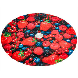 Блюдо вращающееся для сервировки "Ягодный микс" 32 см AK-9501