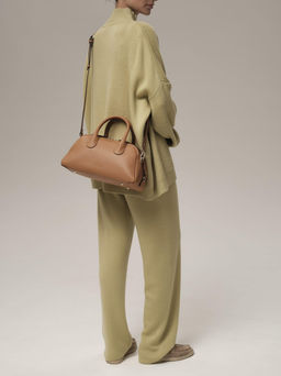 Кожаная сумка Kandys DBR 31206 светлый орех фото 6