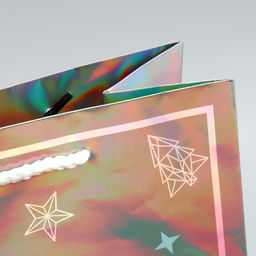 Пакет голографический Подарочек, ML 23 27 11.5 см - Дарите счастье фото 6