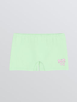 Fiyonk Bask?l? K?z ?ocuk Boxer