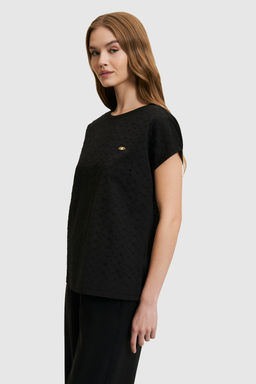 Kad_n Siyah Bisiklet Yaka Ti__rt - U.s. polo assn фото 2