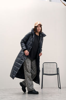 Пальто женское Лара черный - Yollochka фото 4