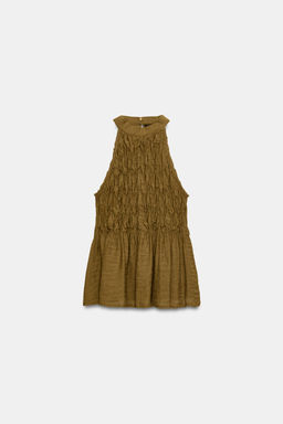 TOP HALTER FRUNCES / Oliva - Zara фото 6