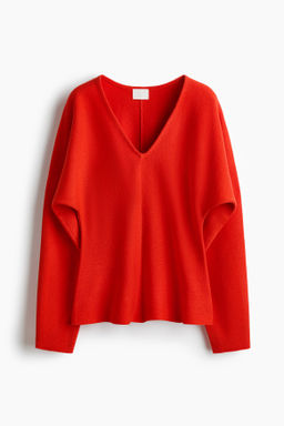 Top de punto con escote en V - H&m фото 3