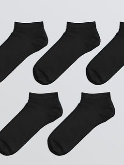 D?z Erkek Patik ?orap 5li