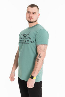 Футболка М122016Пв полынь - Елена фото 3