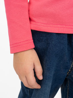 Джемпер-водолазка фуксия 645 (140, 72)