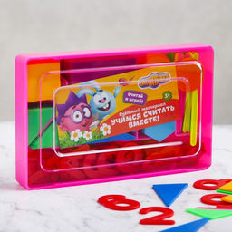 Счётный материал «Учимся считать», 130 элементов в наборе, Смешарики, МИКС