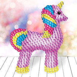 Аппликация пайетками Волшебный единорог + 4 цвета пайеток - Школа талантов фото 7