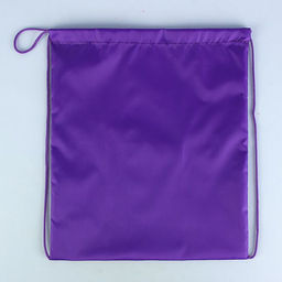 Мешок для обуви 420 х 340 мм, Calligrata Стандарт, (мягкий полиэстер, плотность 210 D), фиолетовый