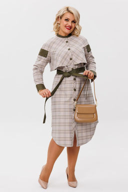 Платье ANELLI 1267 милитари