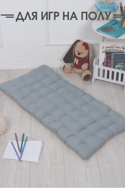 Подушка на стул со спинкой матрас подушка для кресла, 85х42х5 см на резинке и с завязками - Bio-line фото 10