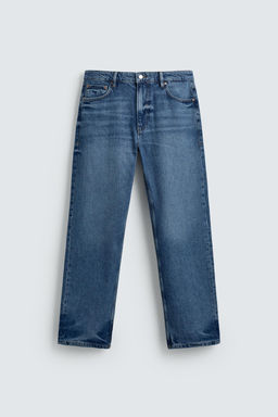 JEANS STRAIGHT FIT ALGOD?N - LYOCELL / Azul - Zara фото 2