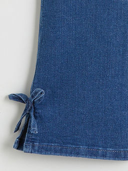 ?spanyol Pa?a Fiyonk Detayl? K?z ?ocuk Jean Pantolon