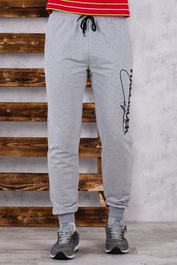 Брюки спортивные 
 3.MM114B-серый-светлый