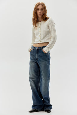 Cardigan en punto efecto trenzado - H&m фото 2