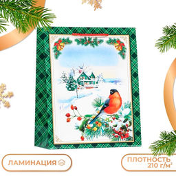 Пакет подарочный У Ёлочки , 26 х 32 х 12 см - Simaland фото 8