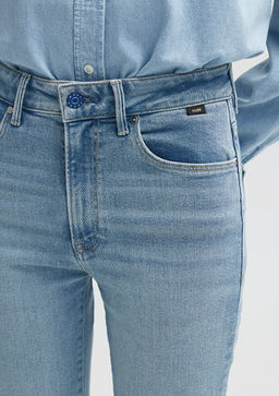 Viola Premium Blue Ac?k Mavi Jean Pantolon  фото 8