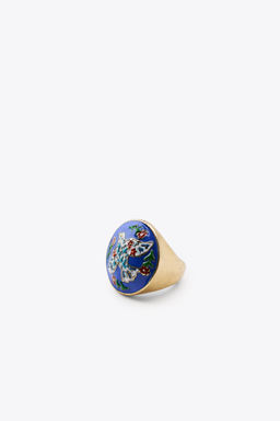 PACK OF 3 FLOWER AND BIRD RINGS - Zara фото 6